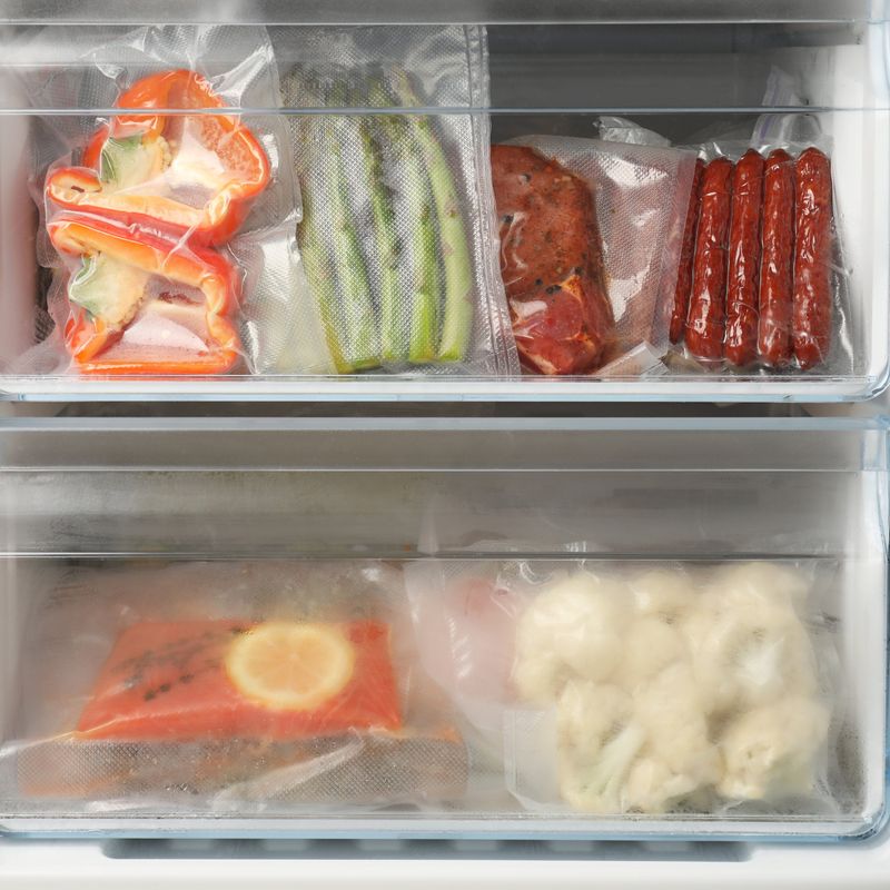 Market - Curatenie si intretinere casa - Produse bucatarie - Pungi si folii alimentare - Set 100 Pungi Gofrate pentru Vidat Neste® - 18 x 30 - Infinity.ro