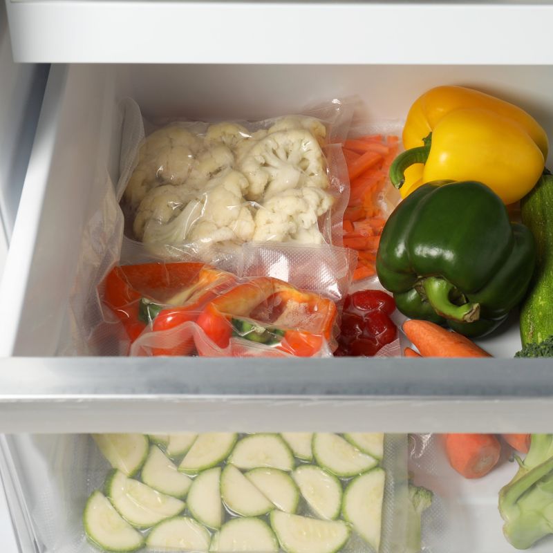 Market - Curatenie si intretinere casa - Produse bucatarie - Pungi si folii alimentare - Set 100 Pungi Gofrate pentru Vidat Neste® - 18 x 30 - Infinity.ro