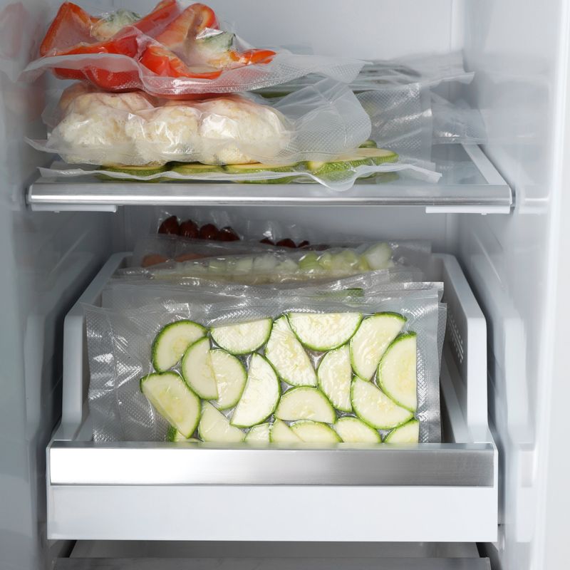 Market - Curatenie si intretinere casa - Produse bucatarie - Pungi si folii alimentare - Set 100 Pungi Gofrate pentru Vidat Neste® - 18 x 30 - Infinity.ro