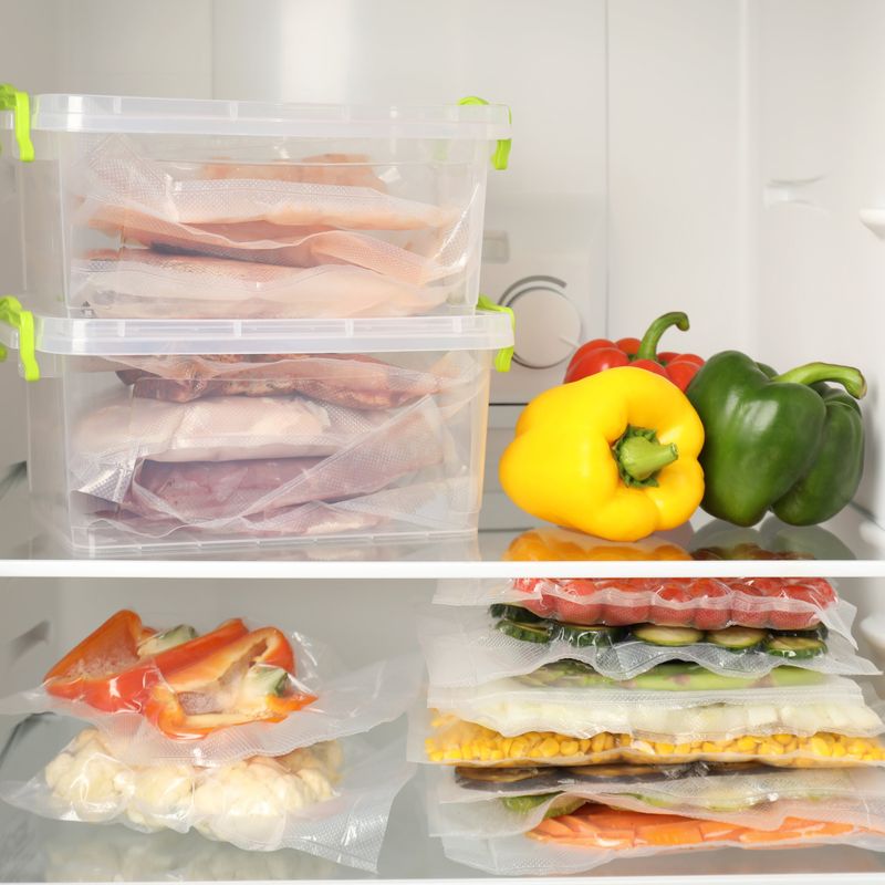 Market - Curatenie si intretinere casa - Produse bucatarie - Pungi si folii alimentare - Set 100 Pungi Gofrate pentru Vidat Neste® - 25 x 30 - Infinity.ro