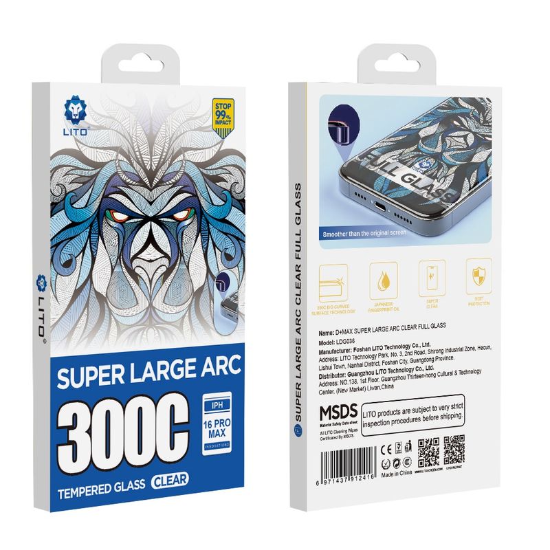 Laptop, Telefoane si Tablete - Telefoane mobile si accesorii - Accesorii Telefoane - Folii protectie telefoane - Folie pentru iPhone 13 / iPhone 13 Pro / iPhone 14 - Lito D+ Max 300C - Transparent - Infinity.ro