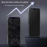 Laptop, Telefoane si Tablete - Telefoane mobile si accesorii - Accesorii Telefoane - Folii protectie telefoane - Folie pentru iPhone 16 Plus - Lito HD Pro Matte - Negru - Infinity.ro