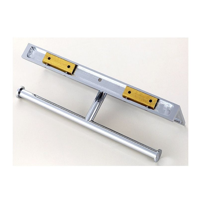 Casa si Gradina - Sanitare - Suporturi si accesorii baie - Accesorii baie - Suport Hartie Igienica Cu Raft Boutique Deluxe, Cupru Cromat Argintiu, Rezistent La Coroziune, Montare Pe Perete, Spatiu Depozitare Articole Baie, Anti-Zgarieturi - Infinity.ro