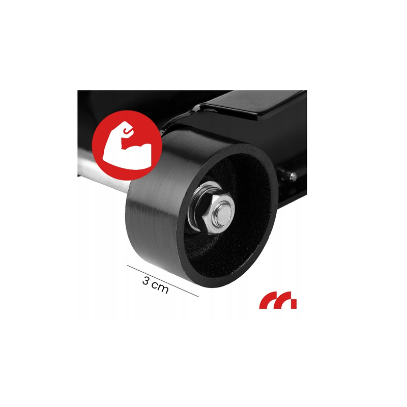 Casa si Gradina - Constructii - Depozitare, transport si protectie - Echipamente pentru transport si ridicat - Cric hidraulic, capacitate 2.5 T, 385 mm, MalTec 112272 - Infinity.ro