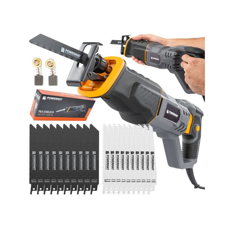 Casa si Gradina - Constructii - Scule electrice si accesorii - Fierastraie electrice - Fierastrau tip sabie PM-PSZ-1800TN, 1800 W, Powermat PM1278 - Infinity.ro