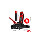 Casa si Gradina - Constructii - Depozitare, transport si protectie - Echipamente pentru transport si ridicat - Cric hidraulic, capacitate 2.5 T, 385 mm, MalTec 112272 - Infinity.ro