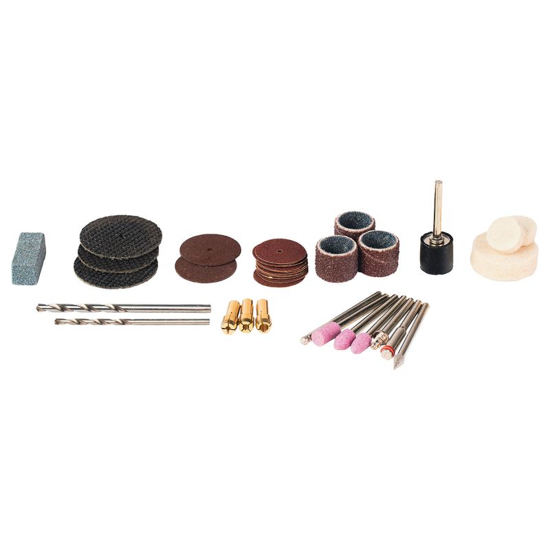 Casa si Gradina - Constructii - Scule electrice si accesorii - Polizoare - Set mini polizor drept cu accesorii RD-MG11, 135 W, viteza variabila, 40 elemente, Raider 044111 - Infinity.ro