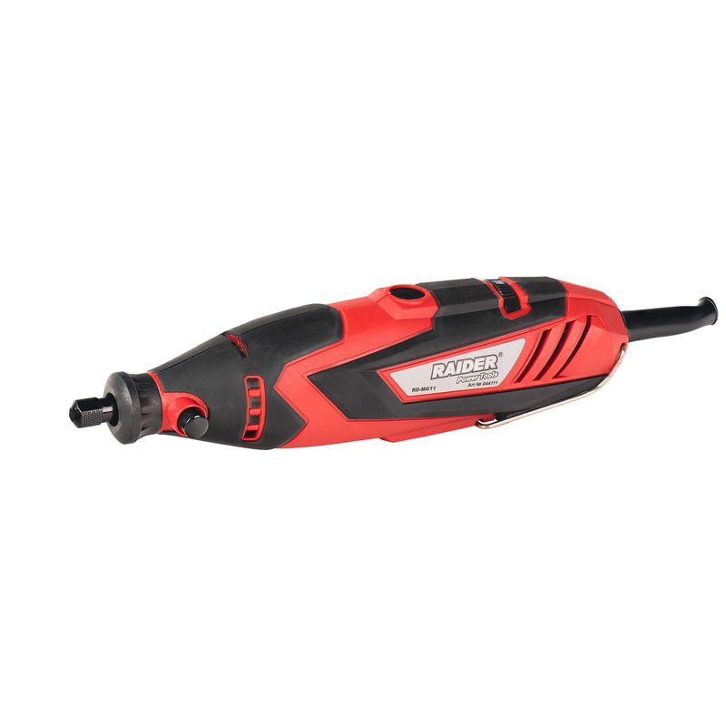 Casa si Gradina - Constructii - Scule electrice si accesorii - Polizoare - Set mini polizor drept cu accesorii RD-MG11, 135 W, viteza variabila, 40 elemente, Raider 044111 - Infinity.ro