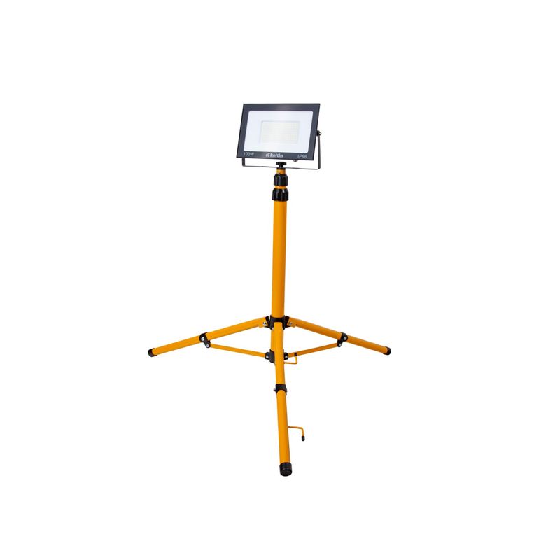 Casa si Gradina - Corpuri si surse de iluminat - Iluminat comercial si industrial - Proiectoare si lampi de lucru - Proiector de lucru LED cu trepied pentru constructii, 100 W, alb neutru, 4500 K, Keltin K02063 - Infinity.ro