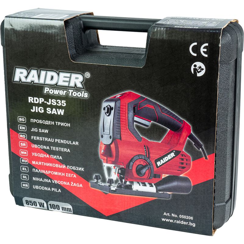 Casa si Gradina - Constructii - Scule electrice si accesorii - Fierastraie electrice - Fierastrau pendular RDP-JS35, 850 W, 100 mm, laser LED, Raider 050206 - Infinity.ro