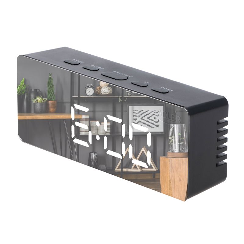 Casa si Gradina - Decoratiuni - Ceasuri - Ceas desteptator cu cablu USB si afisaj LED, Adler AD1189b - Infinity.ro