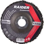 Casa si Gradina - Constructii - Scule electrice si accesorii - Accesorii polizare si slefuire - Disc abraziv pentru curatare rugina, 125 x 22.2 mm, Raider 164137 - Infinity.ro