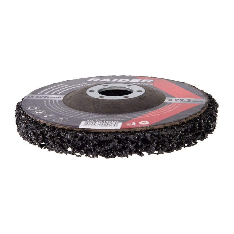 Casa si Gradina - Constructii - Scule electrice si accesorii - Accesorii polizare si slefuire - Disc abraziv pentru curatare rugina, 125 x 22.2 mm, Raider 164137 - Infinity.ro