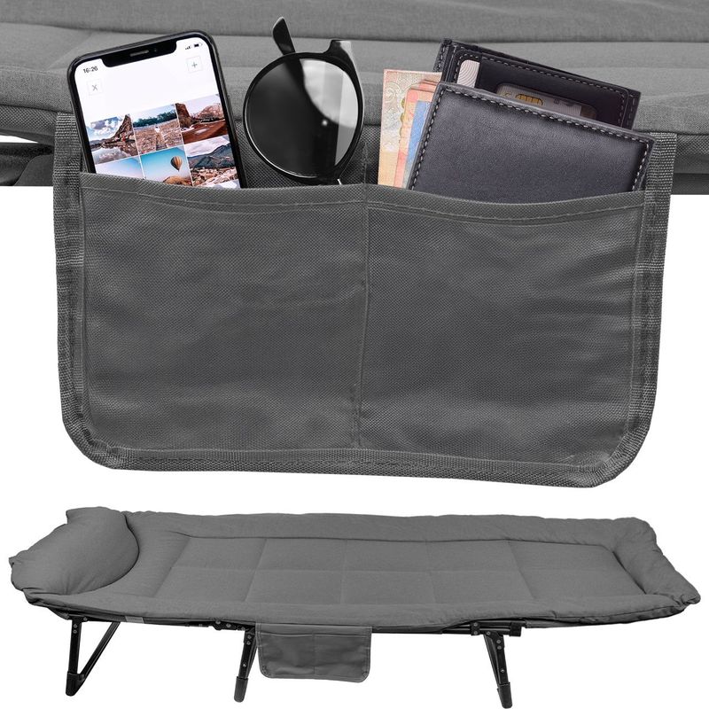 Sport si Outdoor - Camping - Mobilier pentru camping - Scaune camping - Scaun de gradina pliant cu perna Sunwaal, 198 x 30 cm, MalTec 111406 - Infinity.ro