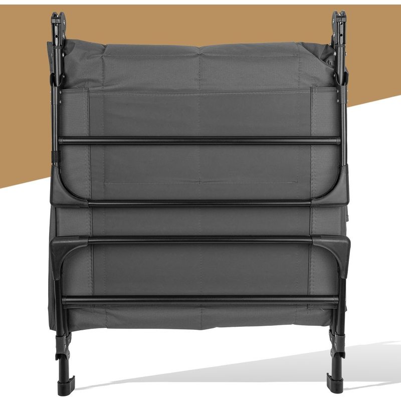 Sport si Outdoor - Camping - Mobilier pentru camping - Scaune camping - Scaun de gradina pliant cu perna Sunwaal, 198 x 30 cm, MalTec 111406 - Infinity.ro