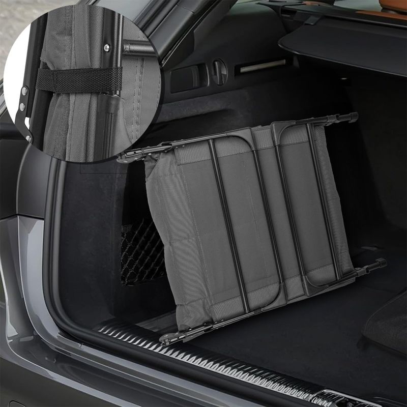 Sport si Outdoor - Camping - Mobilier pentru camping - Scaune camping - Scaun de gradina pliant cu perna Sunwaal, 198 x 30 cm, MalTec 111406 - Infinity.ro