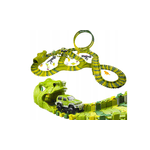 Jucarii, Copii si Bebe - Jucarii si jocuri - Seturi de constructie si cuburi - Seturi de constructie - Set pista Dino Park cu masinuta, 260 piese, MalPlay 110485 - Infinity.ro