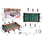 Jucarii, Copii si Bebe - Jucarii si jocuri - Jocuri si puzzle - Jocuri de societate - Masa de fotbal din lemn, 51 cm, MalPlay 110487 - Infinity.ro