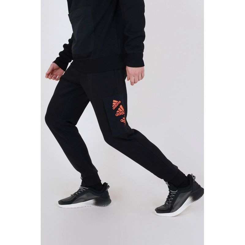 Fashion, accesorii si bijuterii - Barbati - Imbracaminte - Pantaloni barbati - Pantaloni de trening BrandLove Adidas HL9375,  L INTL, Negru - Infinity.ro