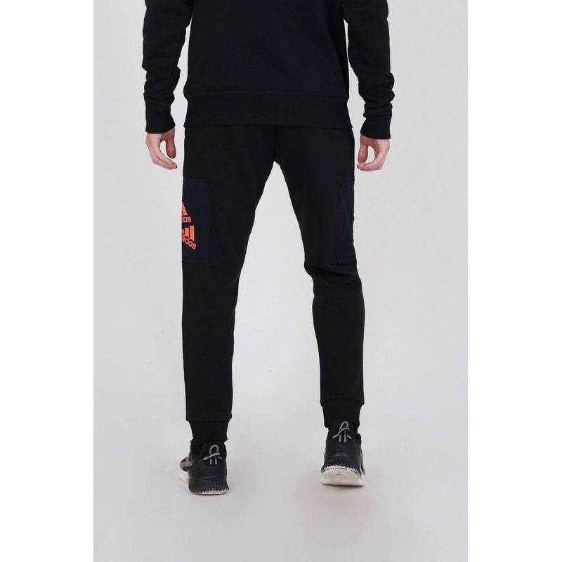 Fashion, accesorii si bijuterii - Barbati - Imbracaminte - Pantaloni barbati - Pantaloni de trening BrandLove Adidas HL9375,  L INTL, Negru - Infinity.ro