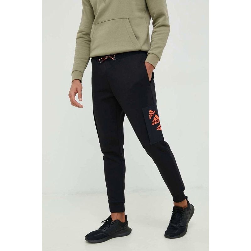 Fashion, accesorii si bijuterii - Barbati - Imbracaminte - Pantaloni barbati - Pantaloni de trening BrandLove Adidas HL9375,  L INTL, Negru - Infinity.ro