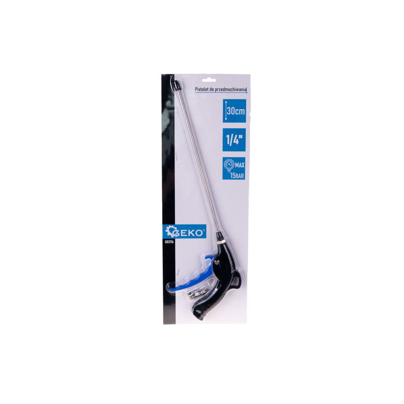 Casa si Gradina - Electrice - Echipamente electrice - Accesorii compresoare - Pistol de suflat, 30 cm, Geko G03116 - Infinity.ro