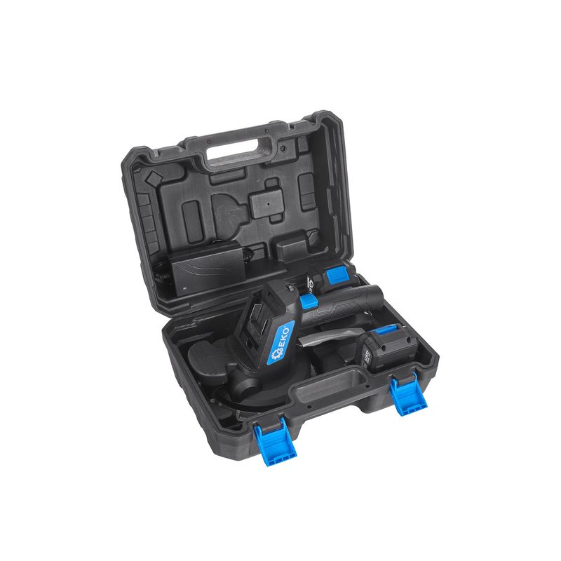 Casa si Gradina/Constructii/Depozitare, transport si protectie/Accesorii echipamente pentru transport si ridicat - Ventuza vibranta pentru placi cu acumulator si incarcator, 2 x 21 V, Geko G80673 - Infinity.ro