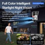 Casa si Gradina - Electrice - Smart Home - Camere de supraveghere - Camera De Supraveghere 2 in 1, 4G Tripla cu SIM, 4K Ultra HD, Exterior/Interior, Alarma,Senzor Miscare, Panou Solar+Card - Infinity.ro