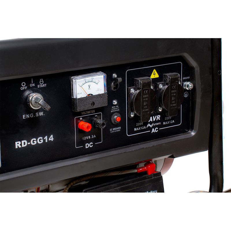 Casa si Gradina - Electrice - Generatoare electrice - Generator de curent pe benzina RD-GG14, 3 kW, Raider 090112 - Infinity.ro
