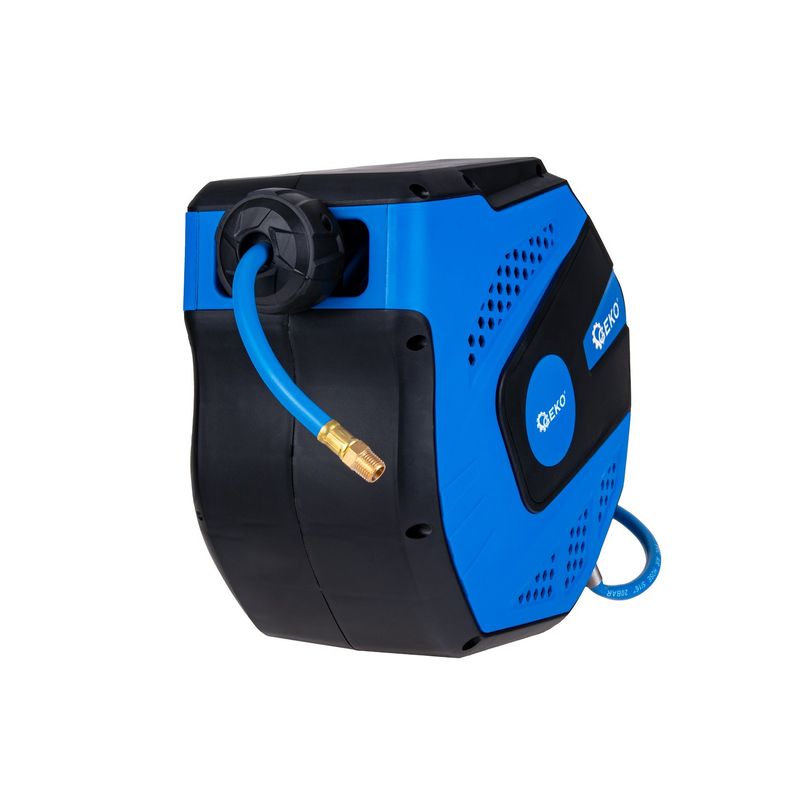 Casa si Gradina - Gradinarit si plante - Instalatii si accesorii pentru irigatii - Furtunuri de gradina si accesorii - Furtun pneumatic pe tambur, 20 m, 8 x 12 mm, Geko G03192 - Infinity.ro