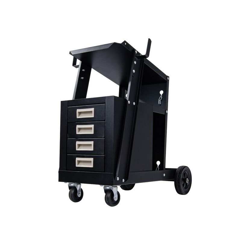 Casa si Gradina - Electrice - Echipamente electrice - Echipamente sudura - Carucior de sudura mobil cu 4 sertare, Geko G80088 - Infinity.ro