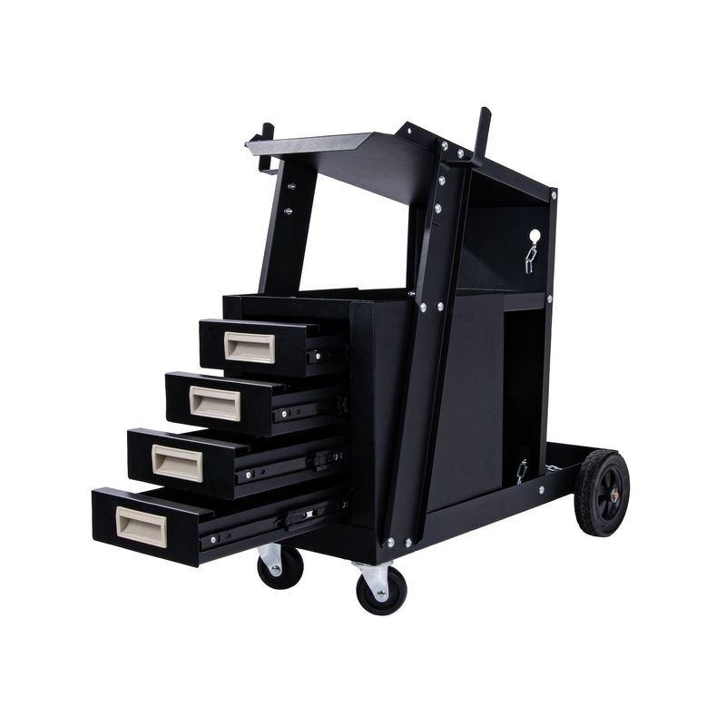 Casa si Gradina - Electrice - Echipamente electrice - Echipamente sudura - Carucior de sudura mobil cu 4 sertare, Geko G80088 - Infinity.ro