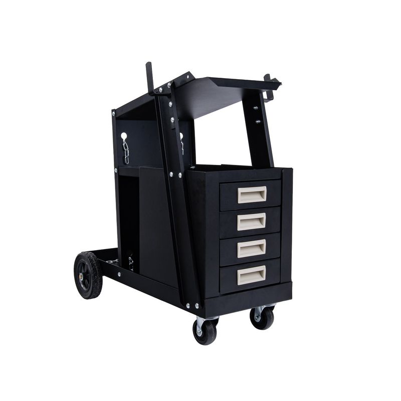 Casa si Gradina - Electrice - Echipamente electrice - Echipamente sudura - Carucior de sudura mobil cu 4 sertare, Geko G80088 - Infinity.ro