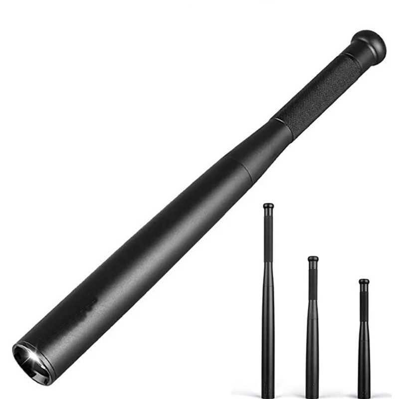 Sport si Outdoor - Sporturi de echipa - Alte sporturi de echipa - Baseball - Bata de baseball cu lanterna LED, 36 cm, autoaparare - Infinity.ro