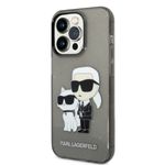 Laptop, Telefoane si Tablete - Telefoane mobile si accesorii - Accesorii Telefoane - Huse telefoane - Husa pentru iPhone 14 Pro Max - Karl Lagerfeld Hardcase Glitter (KLHCP14XHNKCTGK) - Karl&Choupette - Infinity.ro
