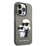 Laptop, Telefoane si Tablete - Telefoane mobile si accesorii - Accesorii Telefoane - Huse telefoane - Husa pentru iPhone 14 Pro Max - Karl Lagerfeld Hardcase Glitter (KLHCP14XHNKCTGK) - Karl&Choupette - Infinity.ro