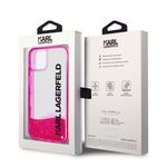 Laptop, Telefoane si Tablete - Telefoane mobile si accesorii - Accesorii Telefoane - Huse telefoane - Husa pentru iPhone 14 Plus - Karl Lagerfeld Hardcase Liquid Glitter (KLHCP14MLCKVF) - Roz Elong - Infinity.ro