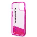 Laptop, Telefoane si Tablete - Telefoane mobile si accesorii - Accesorii Telefoane - Huse telefoane - Husa pentru iPhone 14 Plus - Karl Lagerfeld Hardcase Liquid Glitter (KLHCP14MLCKVF) - Roz Elong - Infinity.ro