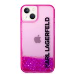 Laptop, Telefoane si Tablete - Telefoane mobile si accesorii - Accesorii Telefoane - Huse telefoane - Husa pentru iPhone 14 Plus - Karl Lagerfeld Hardcase Liquid Glitter (KLHCP14MLCKVF) - Roz Elong - Infinity.ro