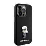 Laptop, Telefoane si Tablete - Telefoane mobile si accesorii - Accesorii Telefoane - Huse telefoane - Husa pentru iPhone 15 Pro - Karl Lagerfeld Silicone (KLHCP15LSMHKNPK) - Roz - Infinity.ro