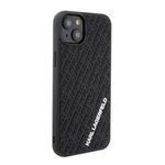 Laptop, Telefoane si Tablete - Telefoane mobile si accesorii - Accesorii Telefoane - Huse telefoane - Husa pentru iPhone 15 Plus - Karl Lagerfeld 3D Design (KLHCP15M3DMKRLK) - Rubber Multi Logo - Infinity.ro