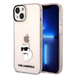 Laptop, Telefoane si Tablete - Telefoane mobile si accesorii - Accesorii Telefoane - Huse telefoane - Husa iPhone 14 Plus - Karl Lagerfeld Hardcase (KLHCP14MHNCHTCP) - Roz Choupette - Infinity.ro