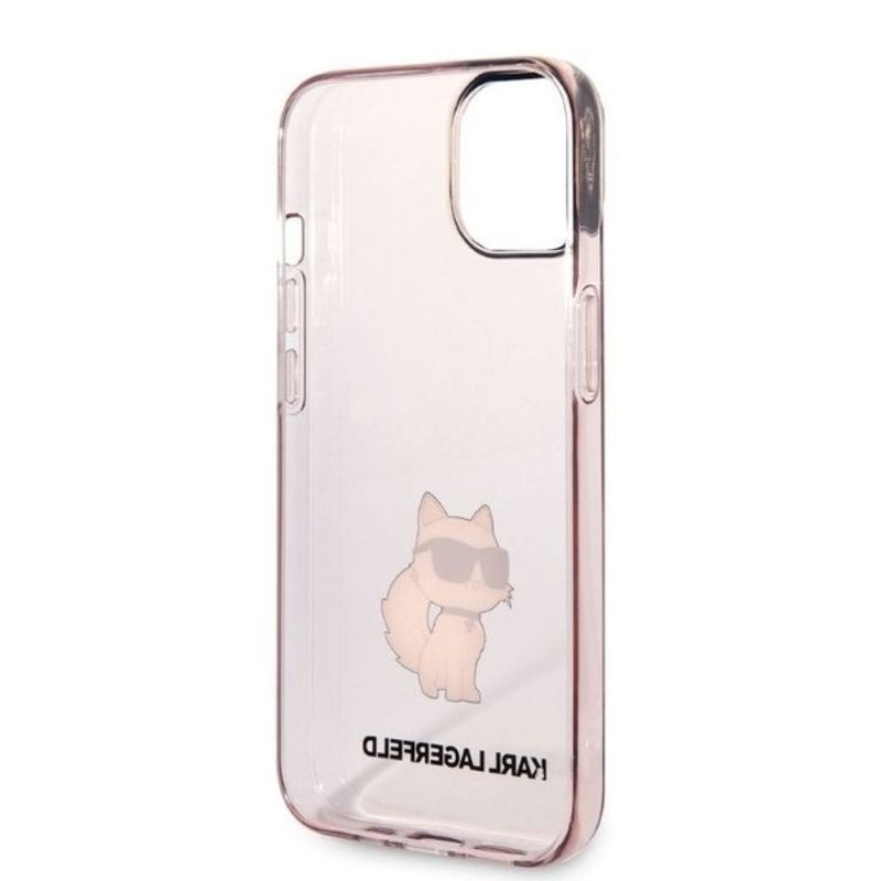Laptop, Telefoane si Tablete - Telefoane mobile si accesorii - Accesorii Telefoane - Huse telefoane - Husa iPhone 14 Plus - Karl Lagerfeld Hardcase (KLHCP14MHNCHTCP) - Roz Choupette - Infinity.ro