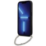 Laptop, Telefoane si Tablete - Telefoane mobile si accesorii - Accesorii Telefoane - Huse telefoane - Husa pentru iPhone 14 Pro Max - Karl Lagerfeld Saffiano Monogram Chain (KLHCP14XSACKLHPG) - Argintiu - Infinity.ro