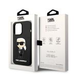 Laptop, Telefoane si Tablete - Telefoane mobile si accesorii - Accesorii Telefoane - Huse telefoane - Husa pentru iPhone 14 Pro - Karl Lagerfeld Silicone MagSafe (KLHMP14LSNIKBCK) - Roz - Infinity.ro