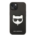 Laptop, Telefoane si Tablete - Telefoane mobile si accesorii - Accesorii Telefoane - Huse telefoane - Husa pentru iPhone 14 Plus - Karl Lagerfeld Saffiano (KLHCP14MSAPCHK) - Choupette Head - Infinity.ro