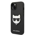 Laptop, Telefoane si Tablete - Telefoane mobile si accesorii - Accesorii Telefoane - Huse telefoane - Husa pentru iPhone 14 Plus - Karl Lagerfeld Saffiano (KLHCP14MSAPCHK) - Choupette Head - Infinity.ro