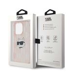 Laptop, Telefoane si Tablete - Telefoane mobile si accesorii - Accesorii Telefoane - Huse telefoane - Husa pentru iPhone 14 Pro - Karl Lagerfeld IML Luxury (KLHCP14LHKLPCHP) - Roz Choupette Head&Monogram - Infinity.ro