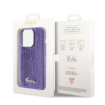 Laptop, Telefoane si Tablete - Telefoane mobile si accesorii - Accesorii Telefoane - Huse telefoane - Husa pentru iPhone 15 Pro Max - Guess Sequin Script Metal (GUHCP15XPSFDGSU) - Mov - Infinity.ro
