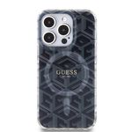 Laptop, Telefoane si Tablete - Telefoane mobile si accesorii - Accesorii Telefoane - Huse telefoane - Husa pentru iPhone 15 Pro - Guess IML GCube MagSafe (GUHMP15LHGCUSTGK) - Negru - Infinity.ro
